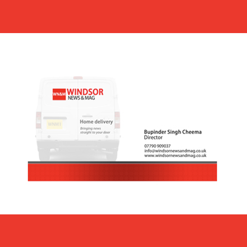Business Card back design for a local news and magazine shop, by Jagz Bains, Graphic Designer